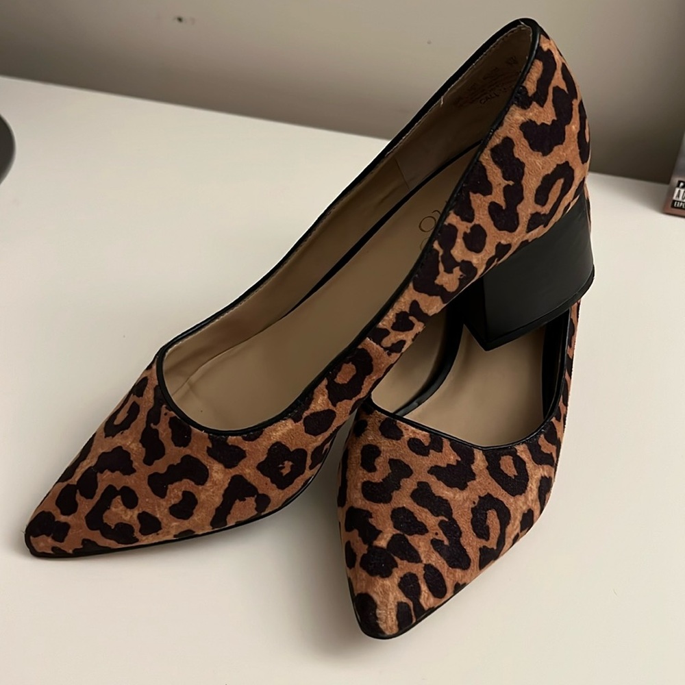 Franco Sarto animal print pumps size 9